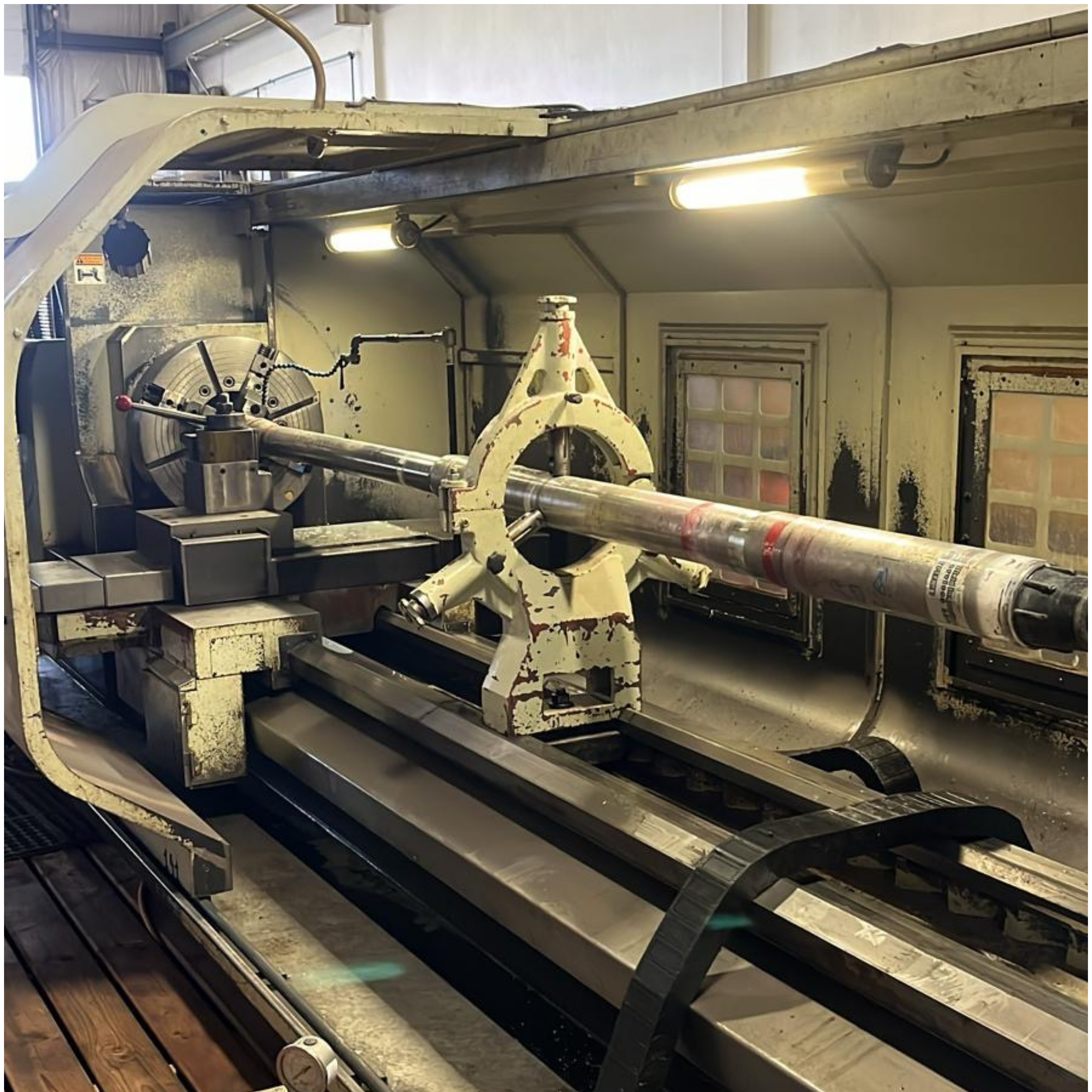 Machining, CNC, Lathe, Manufacturing, OD, ID, Measuring, Drill Collar, Connections for Cutting, Connections, Cutting, Machining Capabilities, Re-cuts, Repairs, Spindle Bore, Bore, Float Bores, Bore Backs, Stress Relief